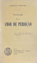 NOTAS SÔBRE O AMOR DE PERDIÇÃO.